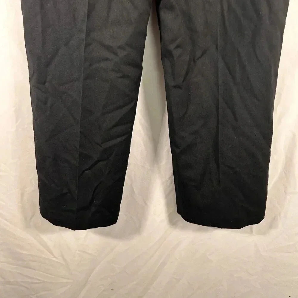 Harve Benard Wool Dress Pants Women's 8P Petite Button Zip Lined High Rise